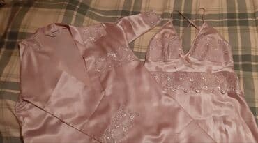 детская слип пижама: Гипюрный комплект. Халатик и комбинация. Турецкое производство — 3