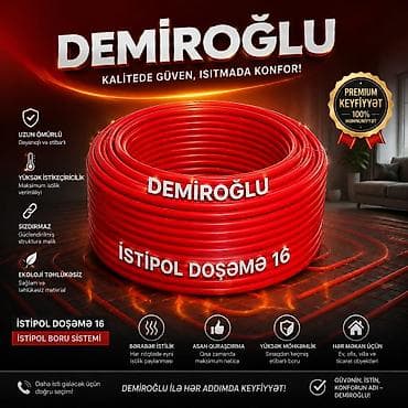 Demiroğlu İstipol Döşəmə 16 – isti döşəmə üçün boru sistemi Məhsul