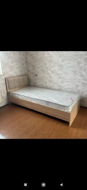 işlənmiş çarpayı: Yeni, Təknəfərlik çarpayı, Bazasız, Matras ilə, Siyirməsiz, Azərbaycan — 6