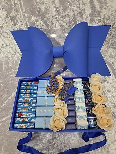 Hədiyyəlik şokolad kompozisiyaları və dekorativ qutular - Fərqli — 5