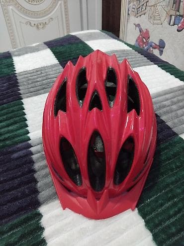 velosiped rol: Velosiped dəbilqəsi – KAVIR, qırmızı rəng - Yüngül və möhkəm korpus — 2