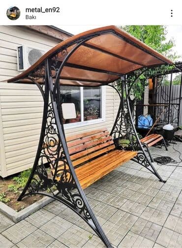 col qapi: Новый, Диван-качели, С зонтиком, Дерево — 2