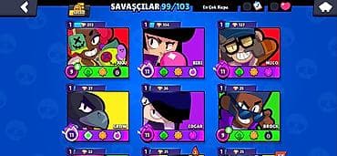 Другое: Brawl Stars oyunu üçün inkişaf etmiş hesab - Kupa yolu: 50.560 - — 3