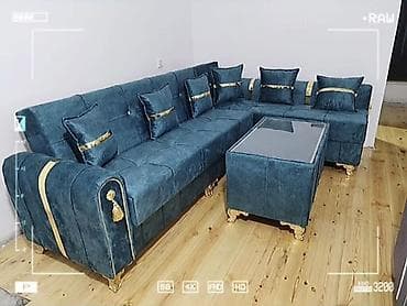 divan sifarişi: Künc divan, Qonaq otağı üçün, Açılan — 8