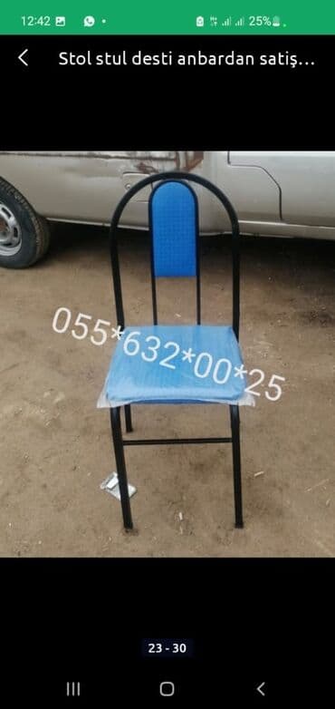стулья для кухни в баку: Mətbəx üçün, Yeni, Qatlanmayan, Stul — 28