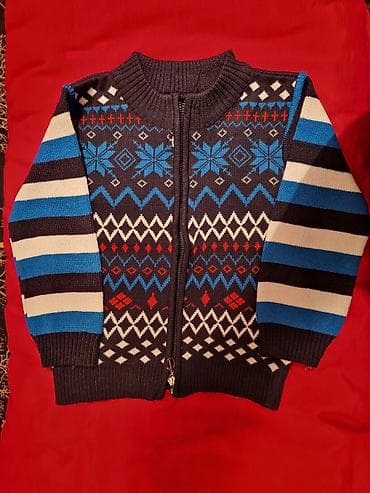 şalvar: Uşaq üçün cins şalvar - Material: klassik mavi denim - Model: cargo — 5