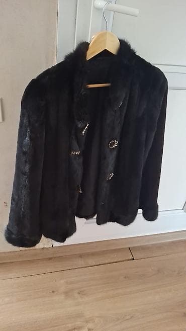 Kürk, 2XL, rəng - Qara