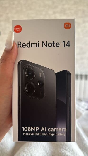 Chery: Redmi Note 14, 128 GB, rəng - Qara, Sənədlərlə — 2