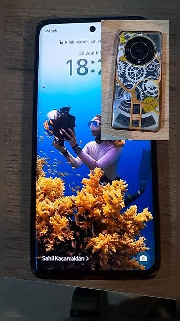 narda 2 manatliq internet: Honor X9a, rəng - Qəhvəyi, İki sim kartlı — 1