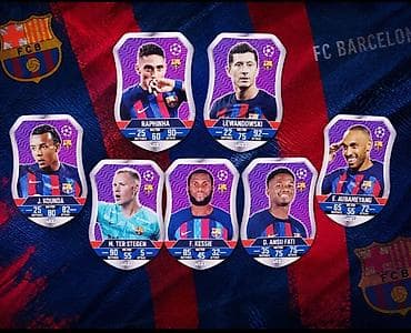 pulla: FC Barcelona futbol kartları kolleksiyası — 1