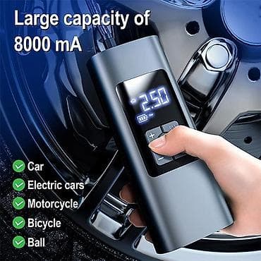 Powerbanklı naqilsiz və işıqlı yığcam təkər nasosları, ünvan 28May — 2