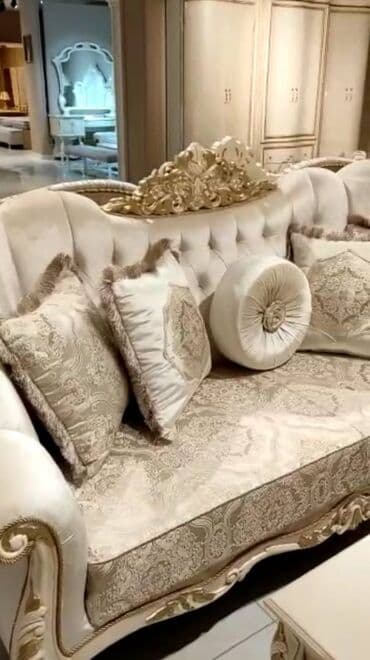 пеленальный стол: Новый, Классический диван, Журнальный стол, 2 кресла, Диван, Без подьемного механизма, Нераскладной — 1