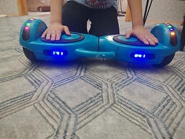 seqver: Öz-özünə tarazlaşan elektrikli skuter (hoverboard), mavi korpusla — 4