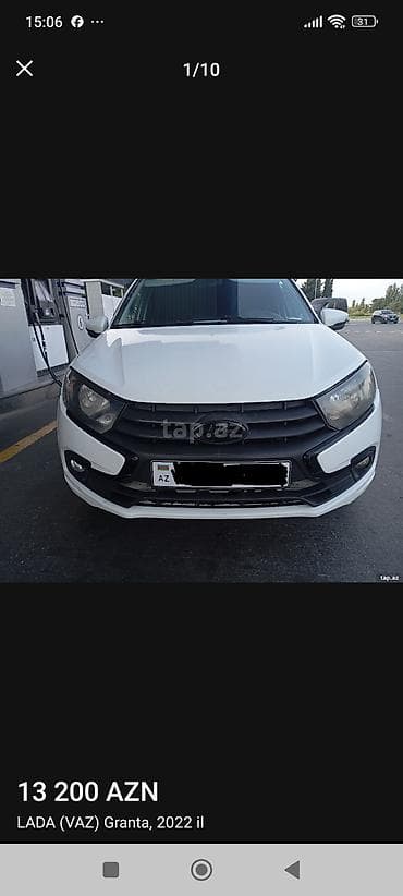 statır: VAZ (LADA) Granta: 1.6 l | 2022 il 22222 km Sedan — 1