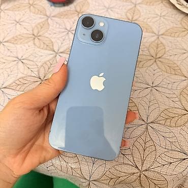 i̇phone plus: IPhone 14, 128 GB, Mavi, Barmaq izi, Simsiz şarj, Face ID — 1