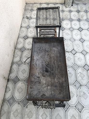 küre: Metall manqal komplekti – kömür/odunla işləyən, bağ və həyət üçün — 5