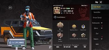 bas: PUBG Mobile oyun hesabı - Səviyyə və məlumat: 59 lvl, UID şəkillərdə — 1