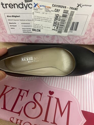 bot ayaqqabı: Tuflilər, Ölçü: 35, rəng - Qara, Yeni — 7