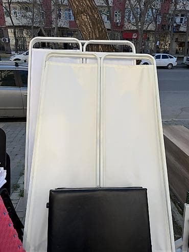 Tibbi məxfilik paravanı 1 ədədi 80 azn - Material: Ağ parça (yuyula