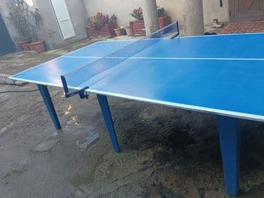 настольный теннис: 2 Tenis masası var . digəfi tam sağlamdır. onun şəkilləri əlimdə deyil — 3