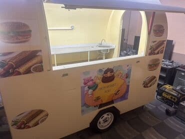 qoşqu lapetlər: Yemək treyleri (mobil fast-food qoşqusu) - Təkərli qoşqu tipli mobil — 2