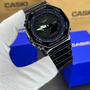 Qol saatları: Casio G‑SHOCK GA‑2100 seriyası qol saatları - Korpus: səkkizguşəli — 6