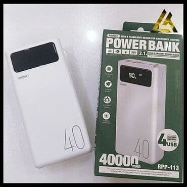 baseus power bank: Powerbank Samsung, 40000 mAh, Yeni — 7