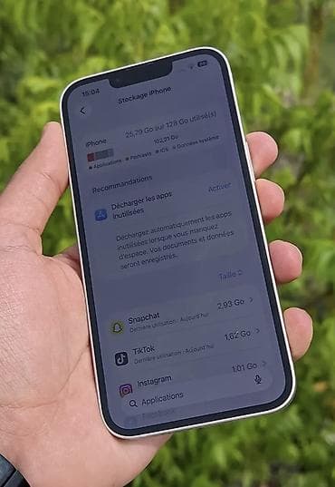 iphone 512 gb: IPhone 13, 128 GB, Ağ, Zəmanət, Simsiz şarj, Face ID — 10