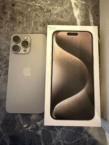 IPhone 15 Pro Max, 256 GB, Gümüşü, Face ID
