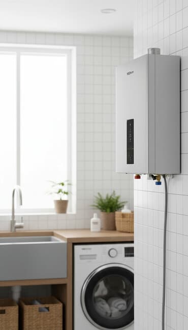 NEOterm qazla işləyən su qızdırıcısı - Divara quraşdırılan kompakt