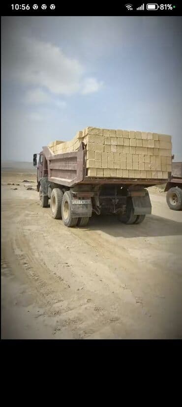 Kərpiclər: Qum-kərpic (xam kərpic) satışı - Təbii gil və qum qarışığından — 1