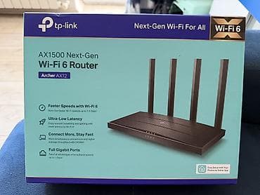 Router çox az istifadə olunub (qoruyucu plyonkaları belə üzərində