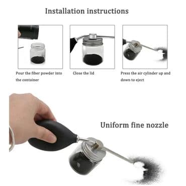 средства для укладки волос: Saçın seyrək yerlərinə toz rəng və ya pudra vurmaq üçün saç — 3