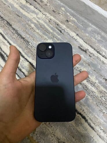 iphone 15 ucuz: IPhone 15, Qara, Face ID — 1