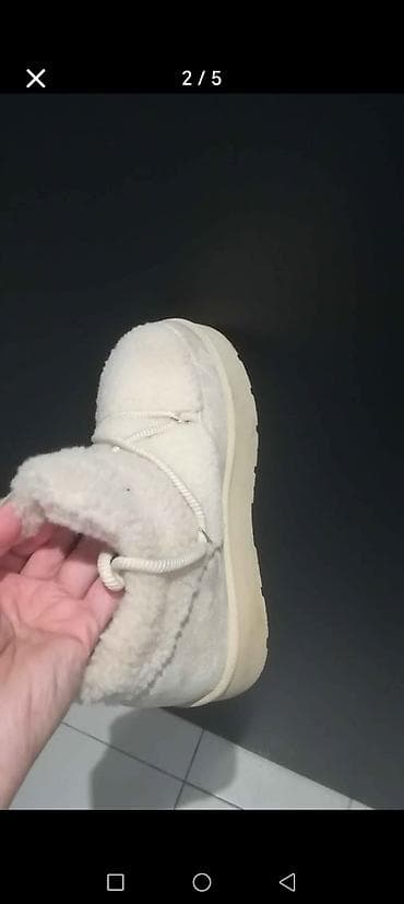 Qadın ayaqqabıları: Zara, Ölçü: 41, rəng - Bej, İşlənmiş — 2