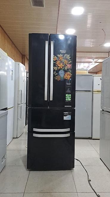soyducular: 4 qapılı Hotpoint Ariston Soyuducu Satılır, rəng - Qara — 4