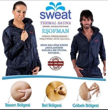 iş formasi: Sauna Sweat Eşofman Terleme ve zayıflama eşofmanı. Artıq çekiden — 1