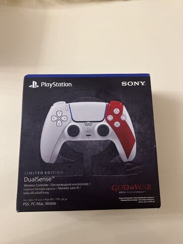 PS5 (Sony PlayStation 5): Plastation 5 konsolu limited edition god of war açılmayıb bağlı — 1