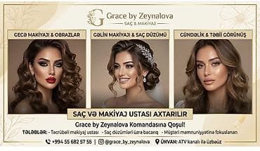 İş: Vizajist tələb olunur, Faiz, 3-5 illik təcrübə — 1