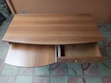 купить компьютерный стол: Прямой стол, С полками, С выдвижными ящиками, DSP, Без гарантии, Нет кредита — 3