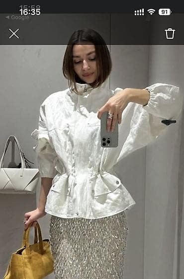 sabo 39 40: ZARA kurtka, bir-iki defe geyilib teze kimidir. Oversize modeldir — 1