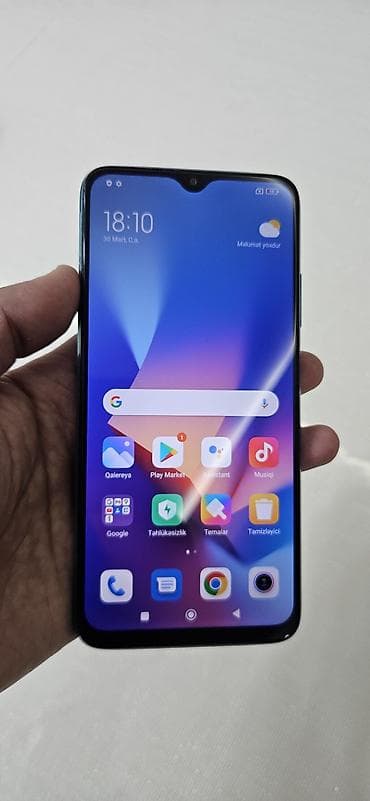 tv box 96 max: Redmi 9T, 64 GB, rəng - Mavi — 1