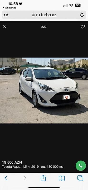 tank pro 3: Toyota Aqua: 1.5 l | 2019 il Hetçbek — 4