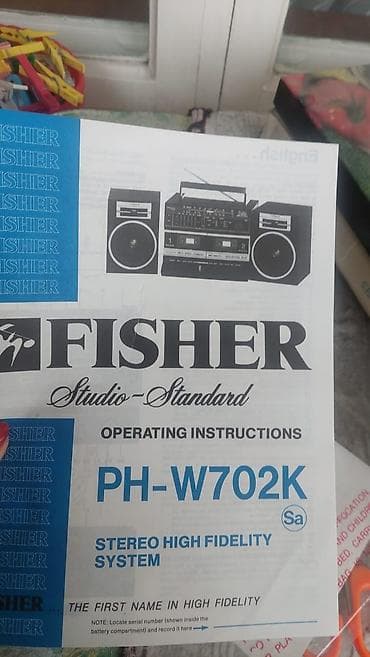 tv box s: Fisher PH-W702K “Studio-Standard” stereo yüksək səs dəqiqliyinə malik — 2