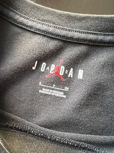 Futbolkalar: Futbolka, Jordan, S, rəng - Boz — 4