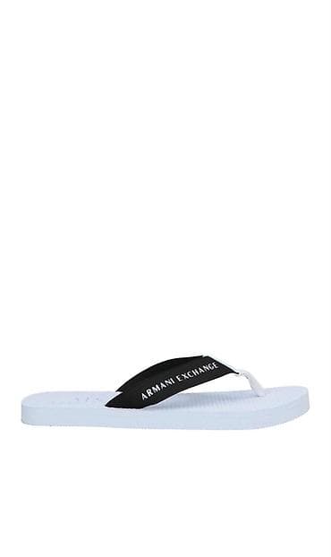 sandal: Armani Exchange kişi şippabı - Model: Armani Exchange loqo yazılı — 3