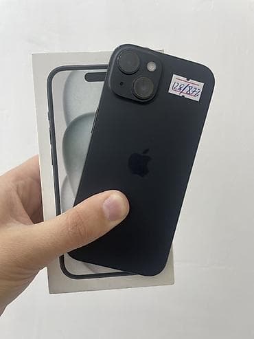 iphone telefon ucuz: IPhone 15, 128 GB, Qara, Face ID — 1