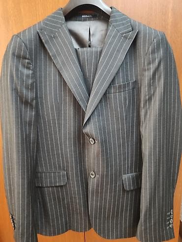 astar: Klassik zolaqlı kişi kostyumu – Bedley (Made in Turkey) - Model: İki — 1