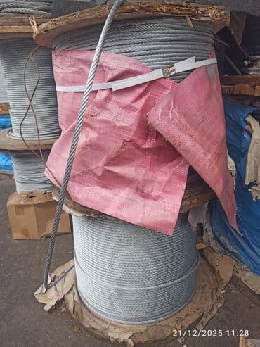 Qaşıqlar: Bayraq trosları tros (steel wire rope) – bobinlə Məhsul təsviri — 1