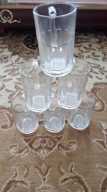 divar resimleri: Fincanlar, rəng - Ağ, Şüşə, 300 ml — 3